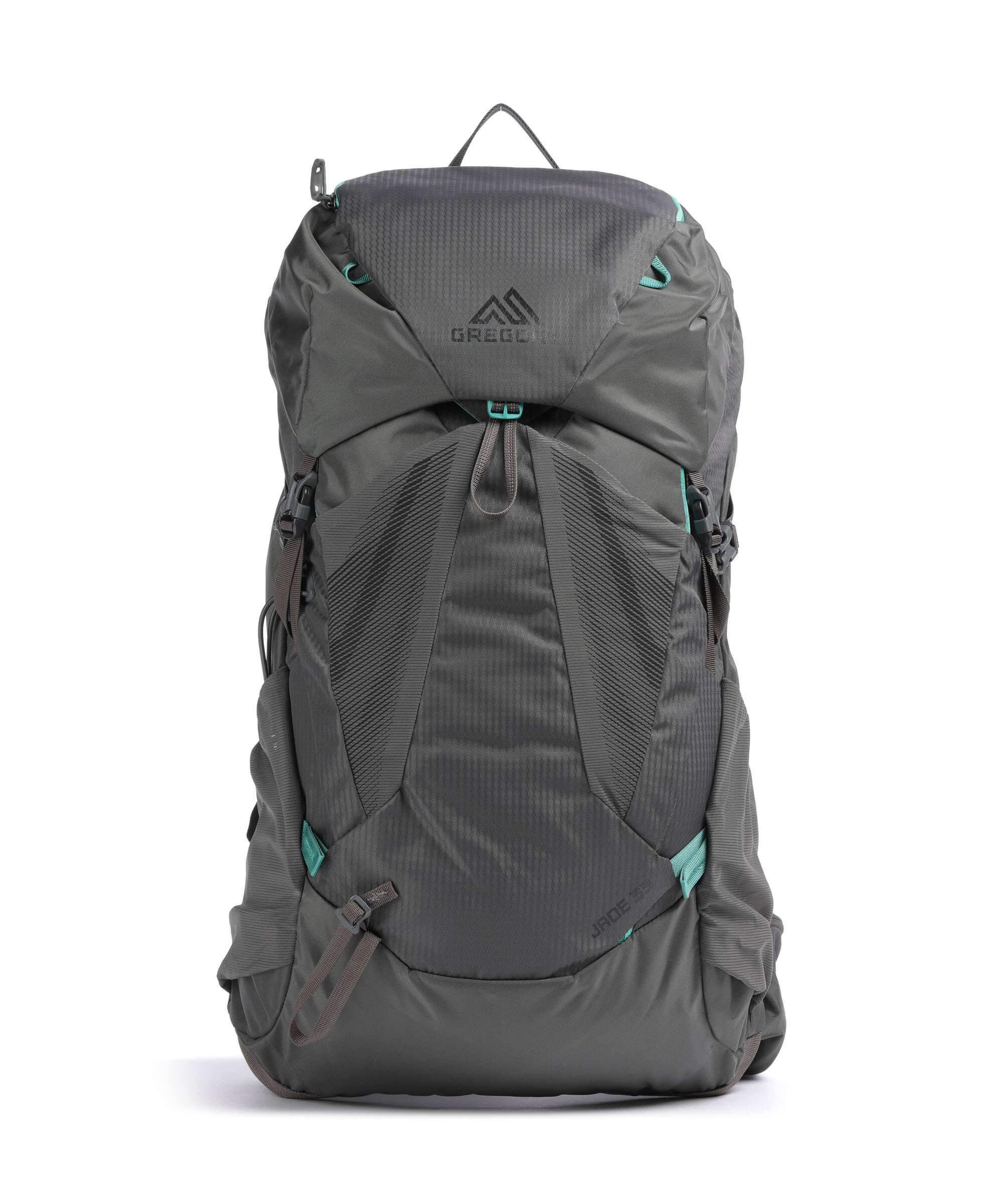wanderrucksack gregory Jade 33 RC SM/MD recyceltes Ripstop-Polyester mist grey nuna mixxnext Color:Black(Lime) The overnight stay in