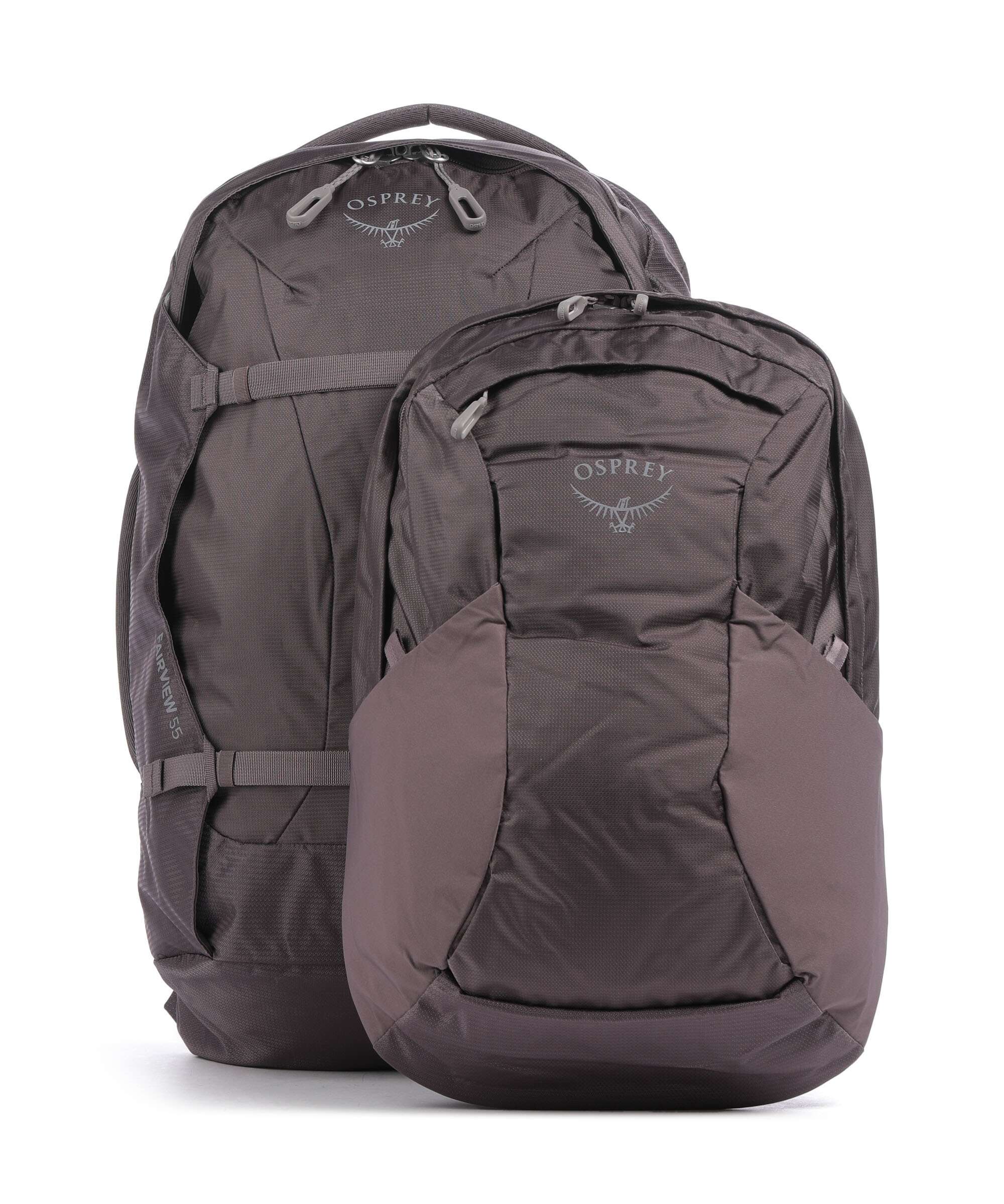 Osprey Fairview 55 Reiserucksack recyceltes Polyester graphite purple