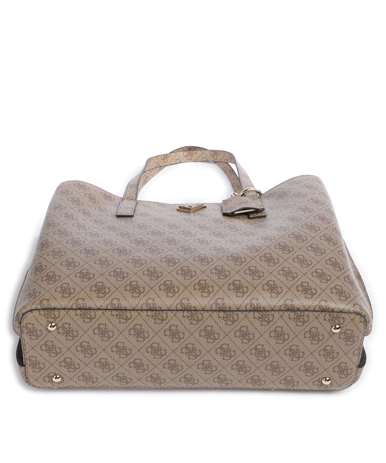 Guess Meridian Tote bag latte logo