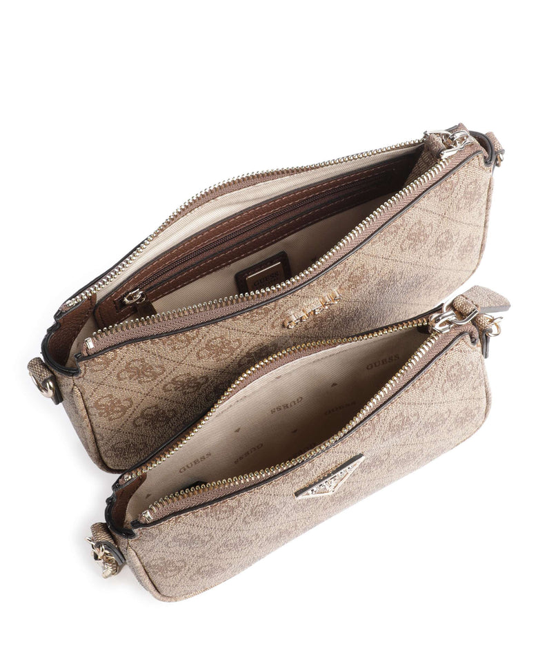 Guess Noelle Shoulder bag latte logo/brown