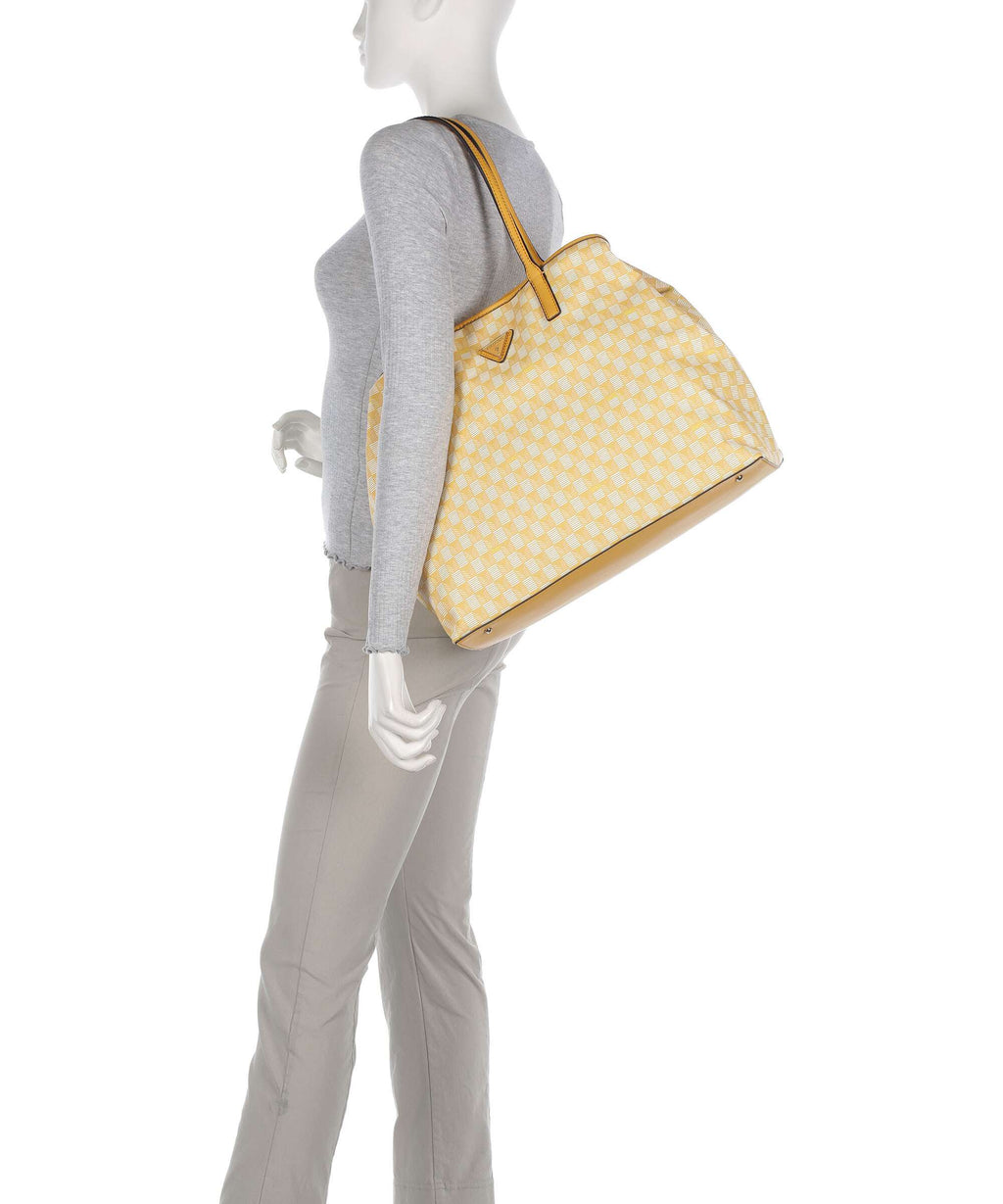 Guess G Wave Large Tote bag yellow logo
