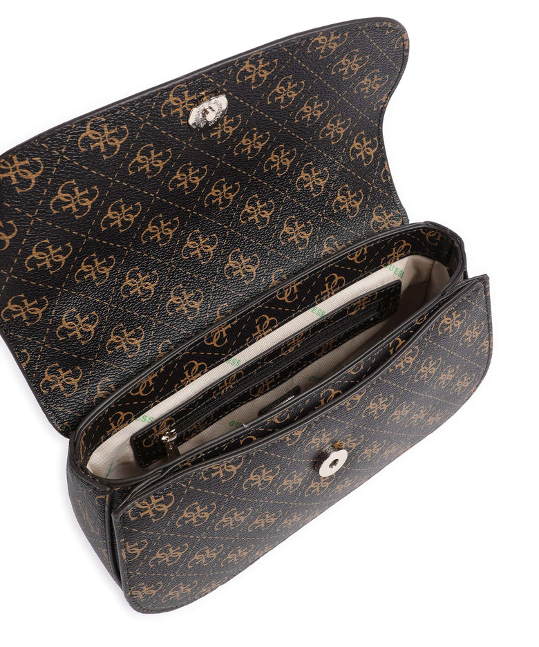 Guess Erica Eco Shoulder bag brown logo