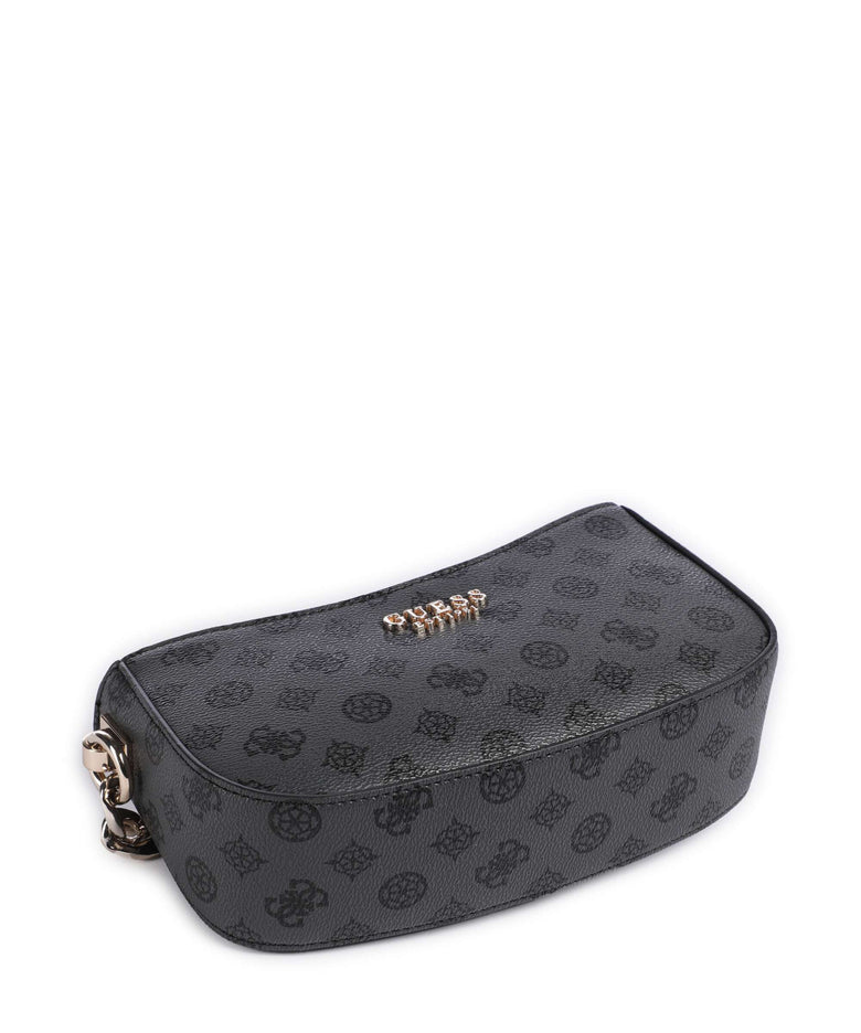 Guess Evelune Shoulder bag charcoal logo
