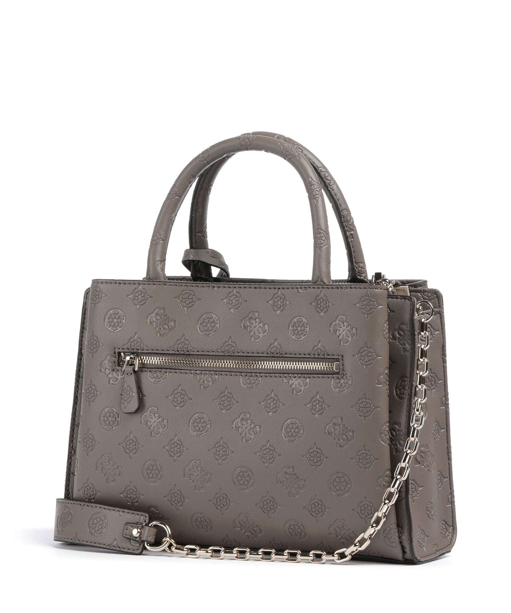 Guess Gerty Peony Handbag dark taupe