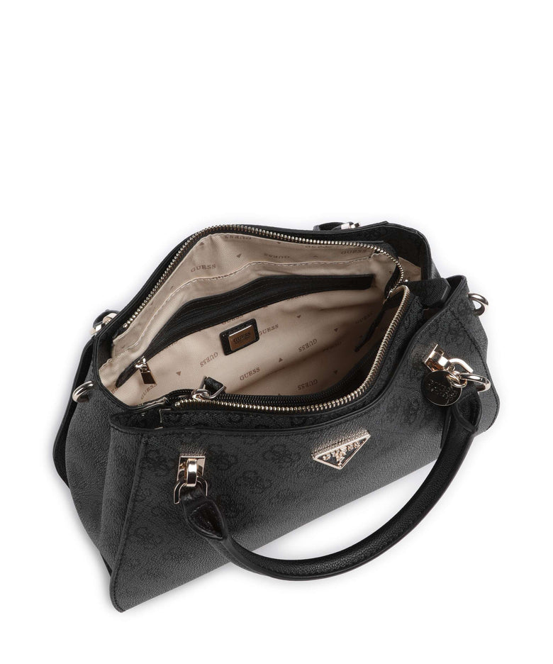 Guess Noelle 4G Basique Logo Handbag coal logo