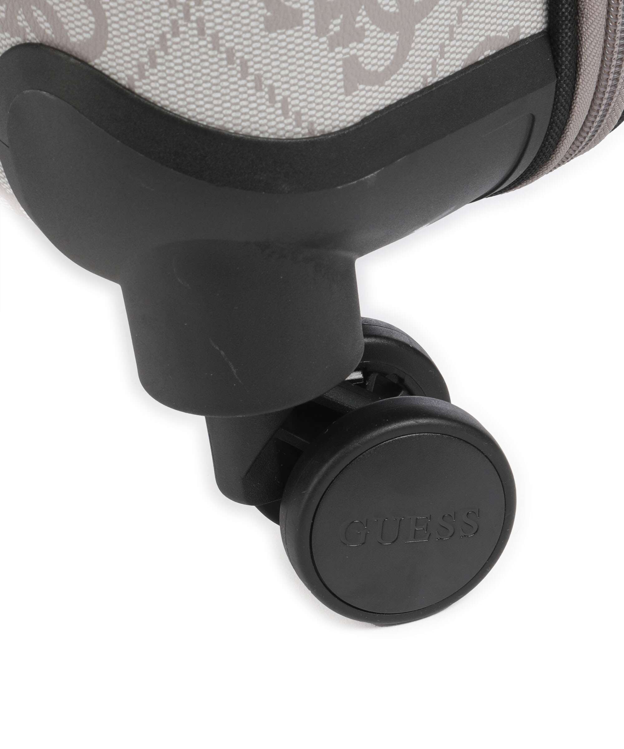 Guess Berta 4G Logo Spinner (4 wheels) dark taupe logo