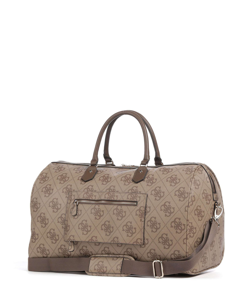 Guess Berta 4G Logo Weekend bag latte logo/brown