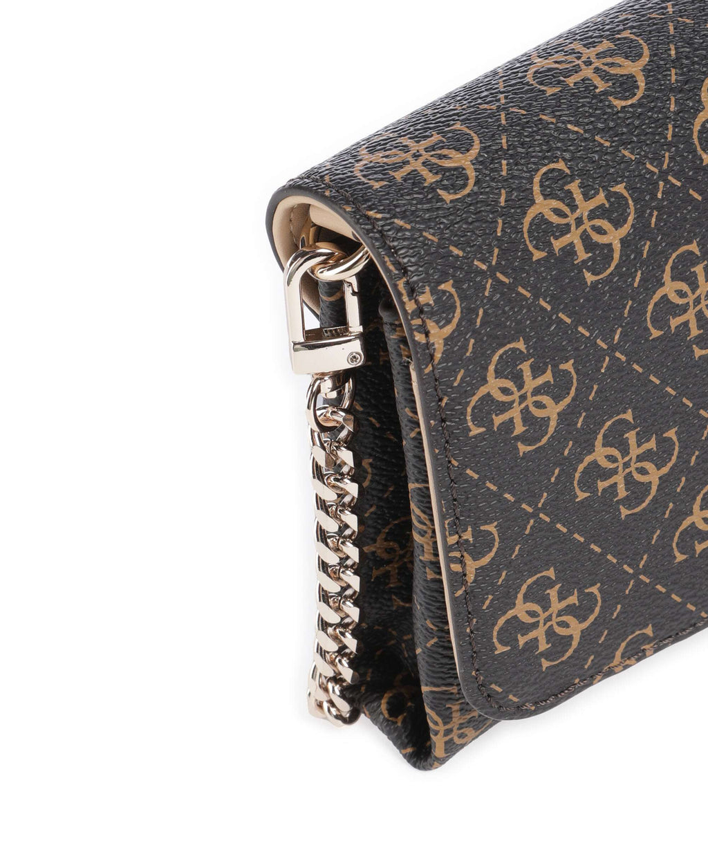 Guess Noelle Q Logo Wallet brown logo