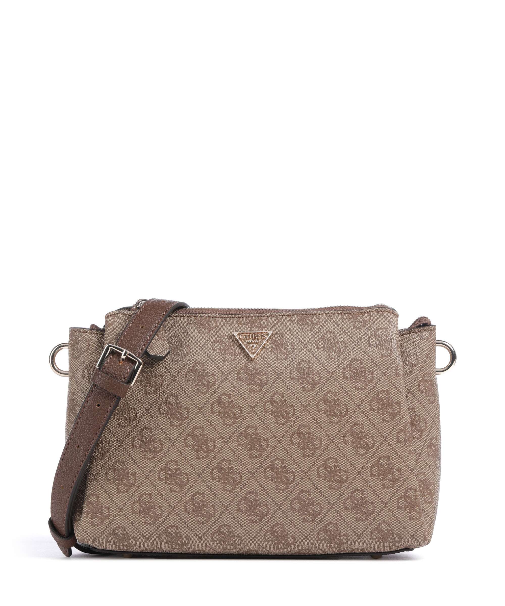 Guess Noelle Crossbody bag latte logo/brown