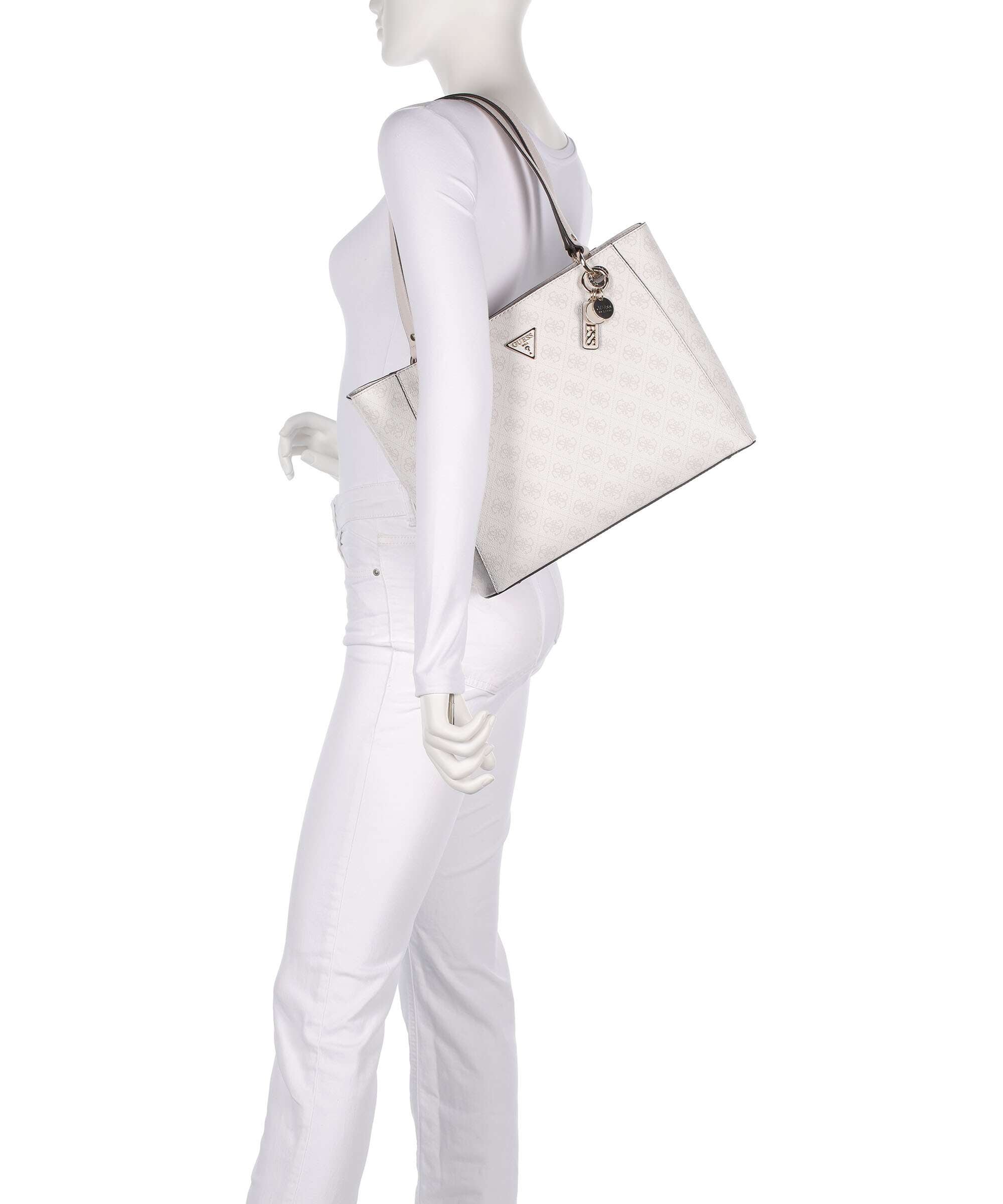 Guess Noelle Tote bag white logo