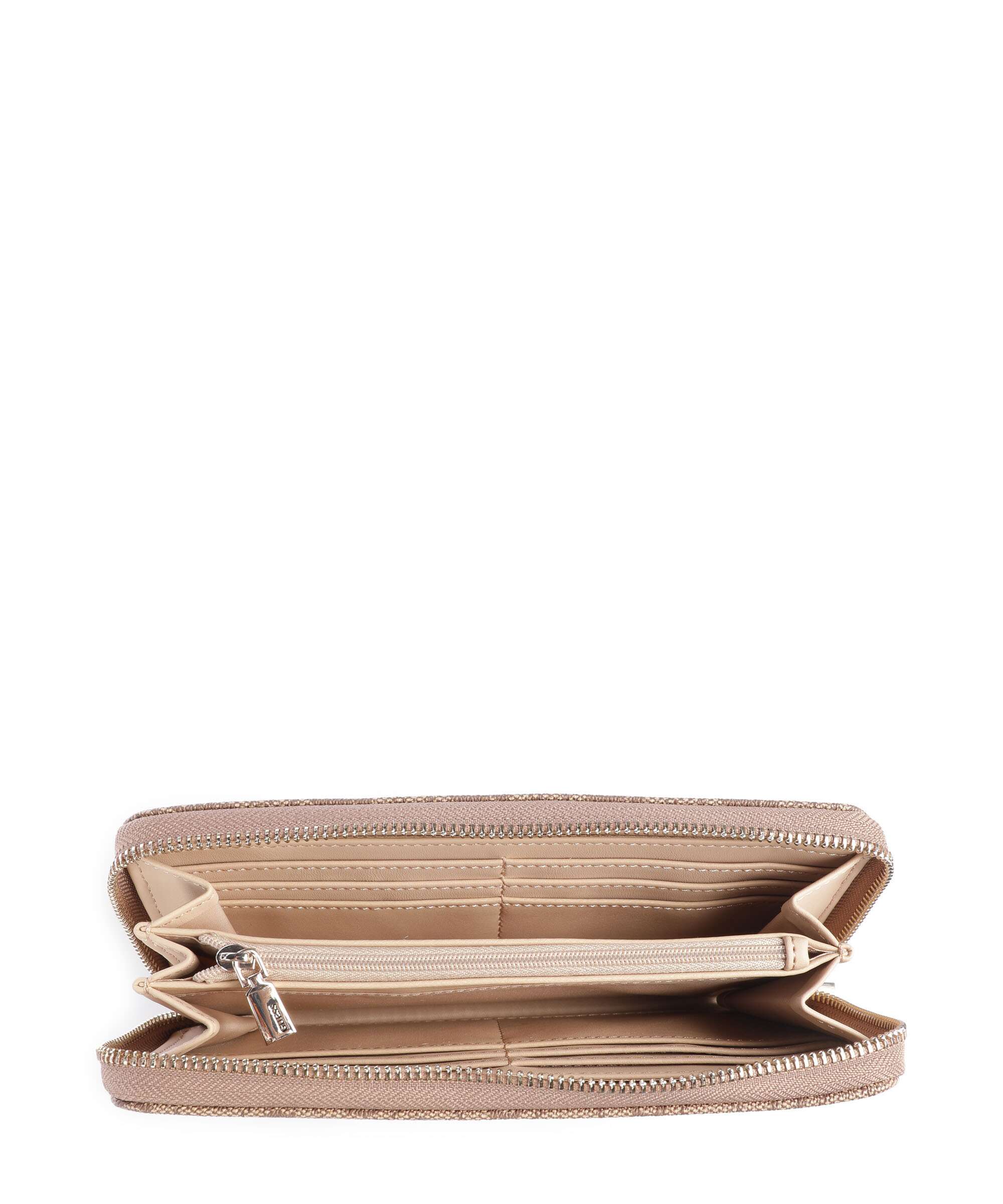 Guess Brenton Wallet latte logo