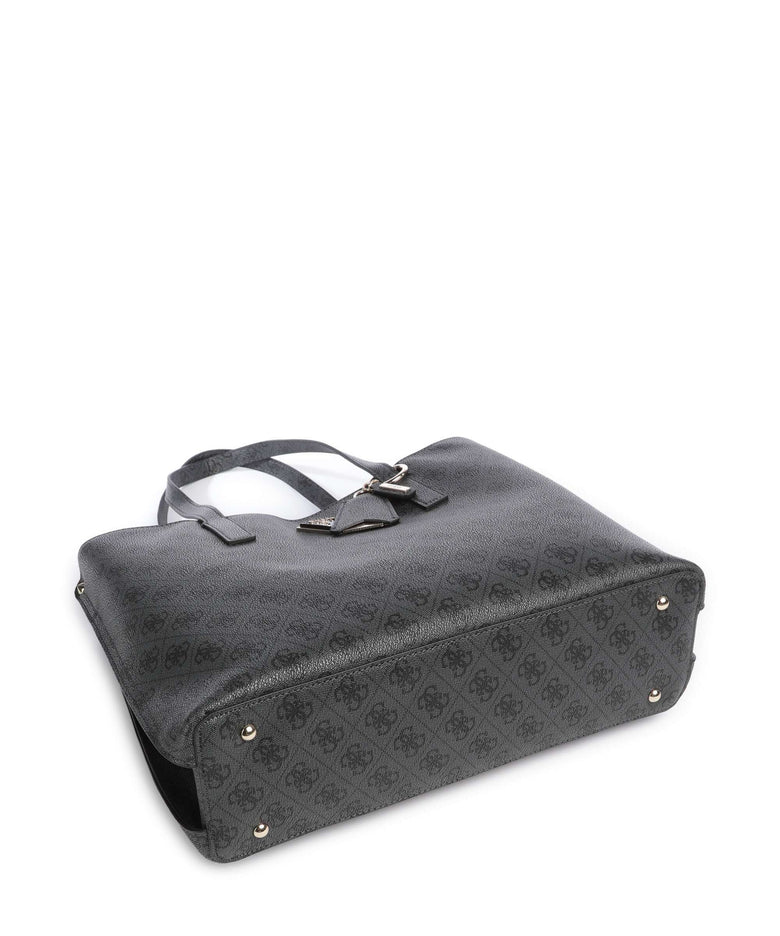 Guess Meridian Tote bag coal logo