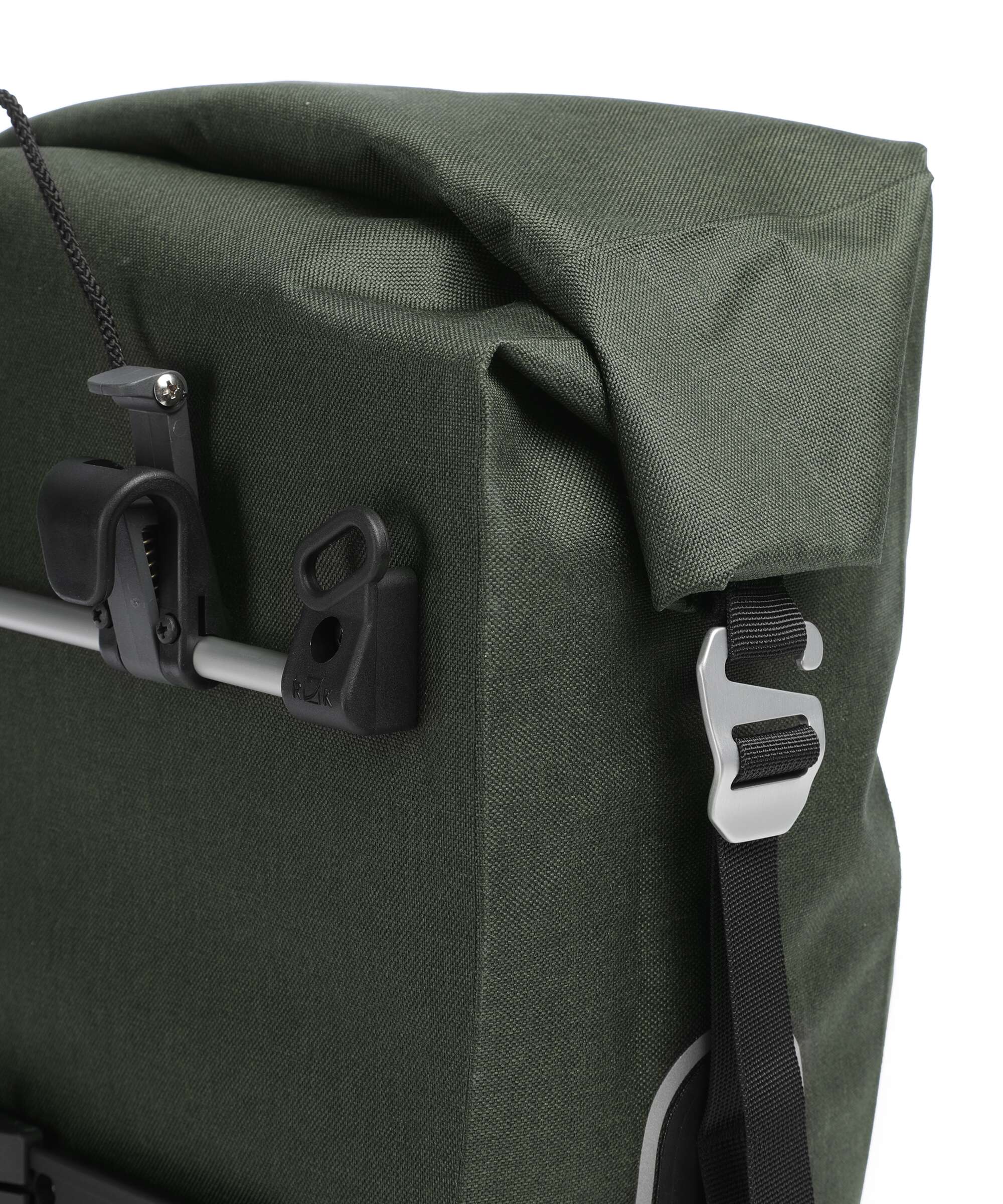 Brooks England Scape Large Bike pannier mud green