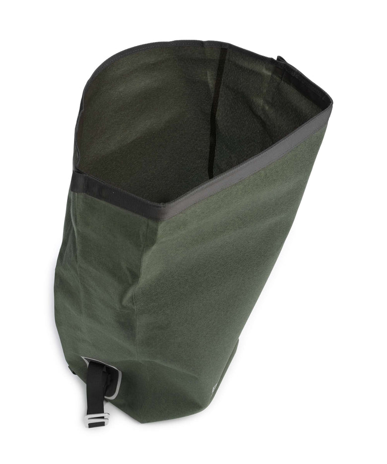 Brooks England Scape Large bike pannier mud green