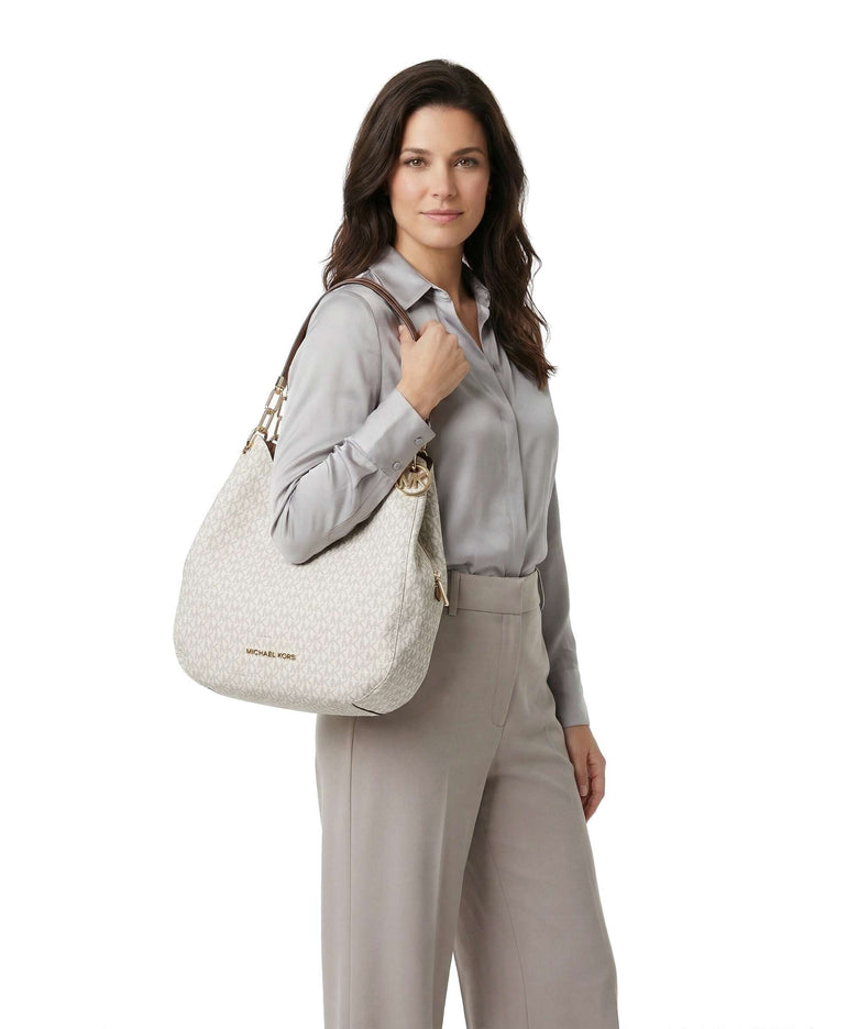 Michael Kors Lillie Hobo bag vanilla/acorn