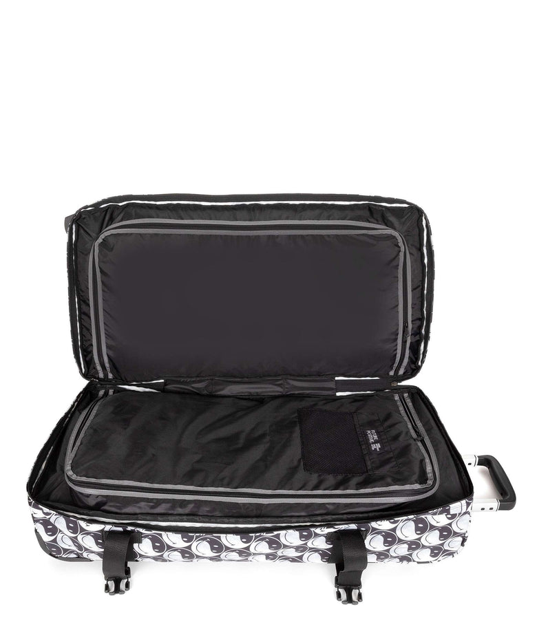Eastpak Transit'R L Travel bag with wheels smiley black