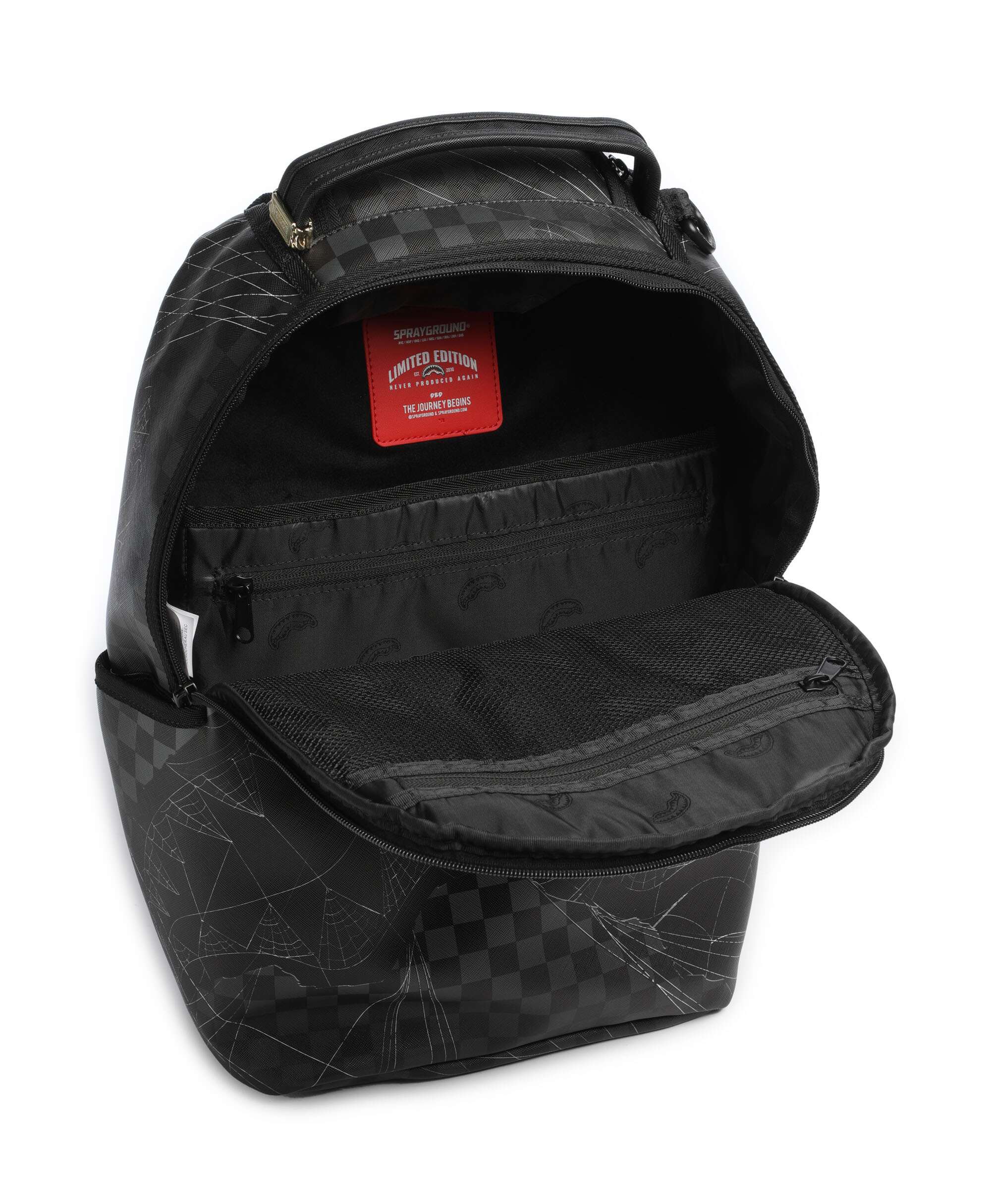Sprayground Spider Web Backpack black