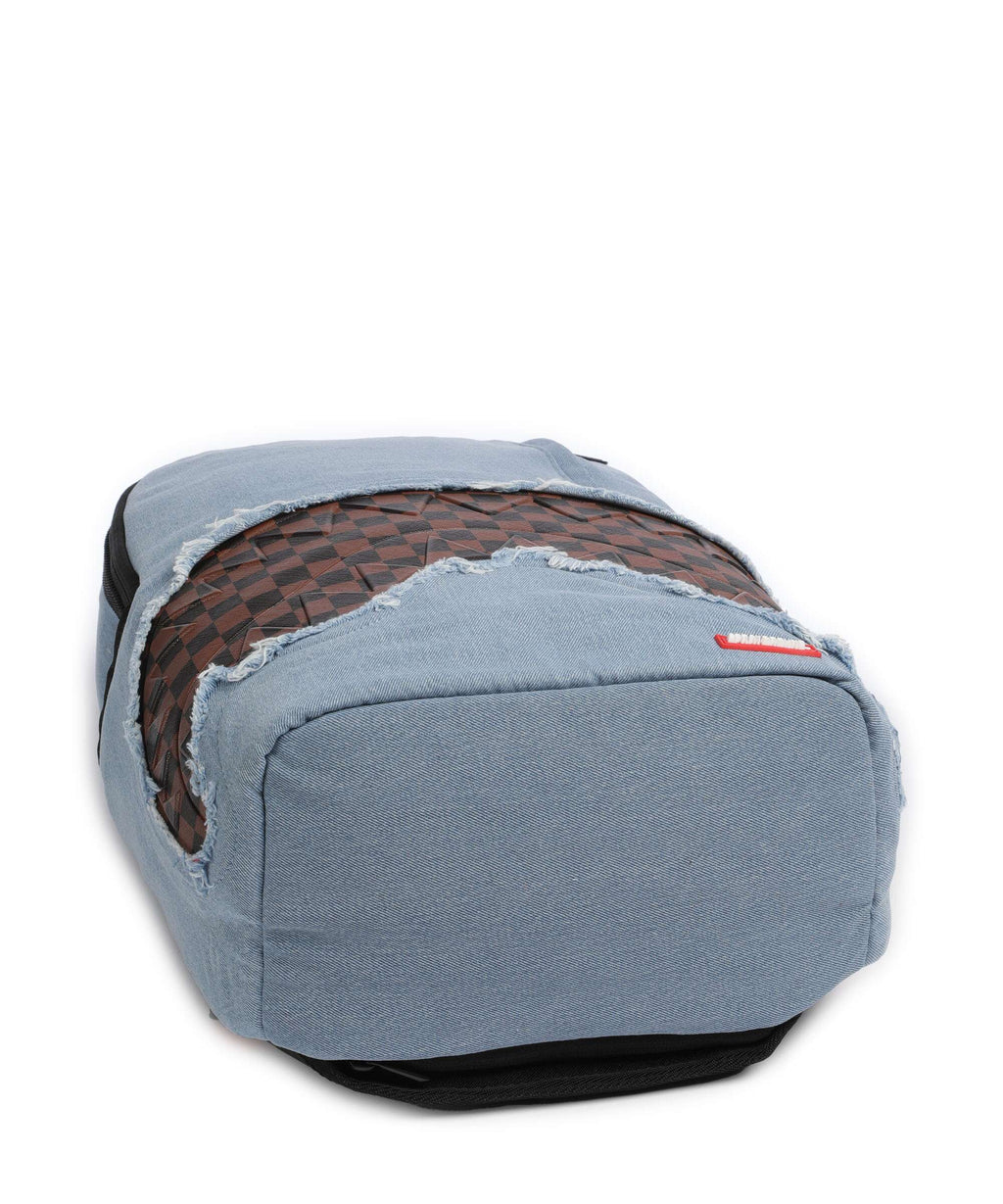 Sprayground Denim Shark Backpack blue
