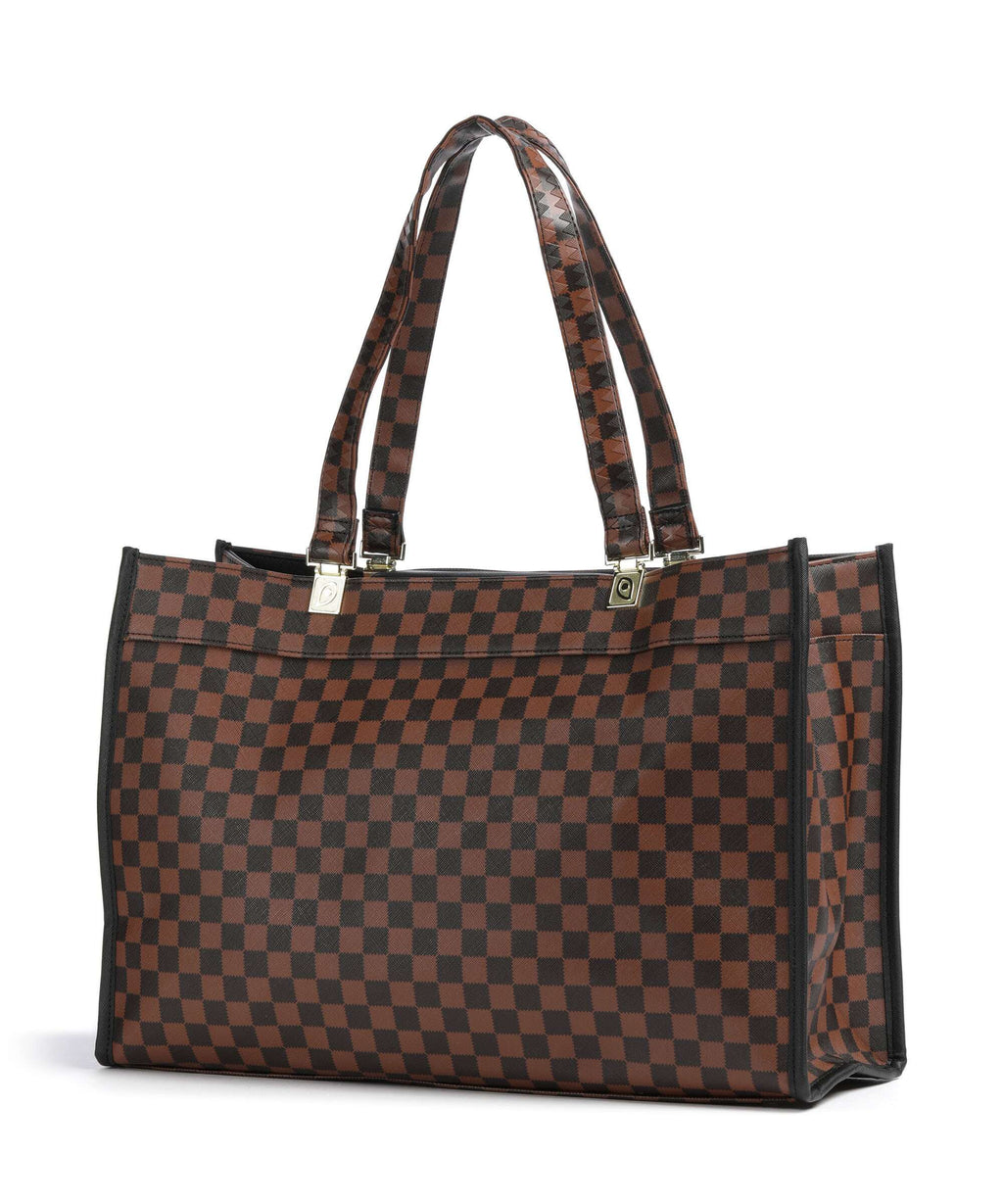 Sprayground Sawtooth Sharks in Paris Tote bag brown