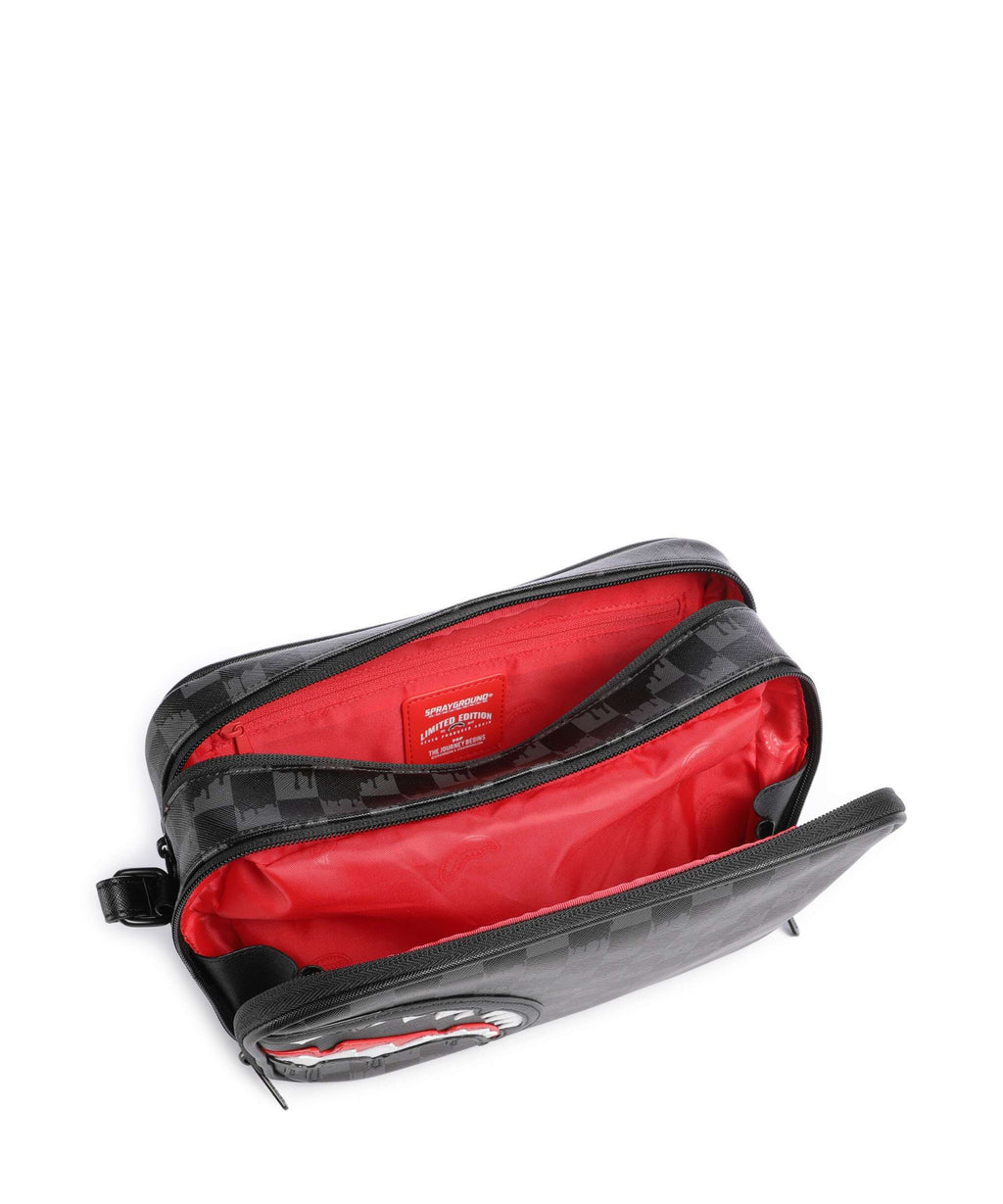 Sprayground Dripping Sharks in Paris Toiletry bag black