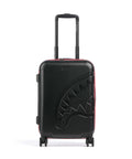 Sprayground Printed Zipper Shark Spinner (4 wheels) black