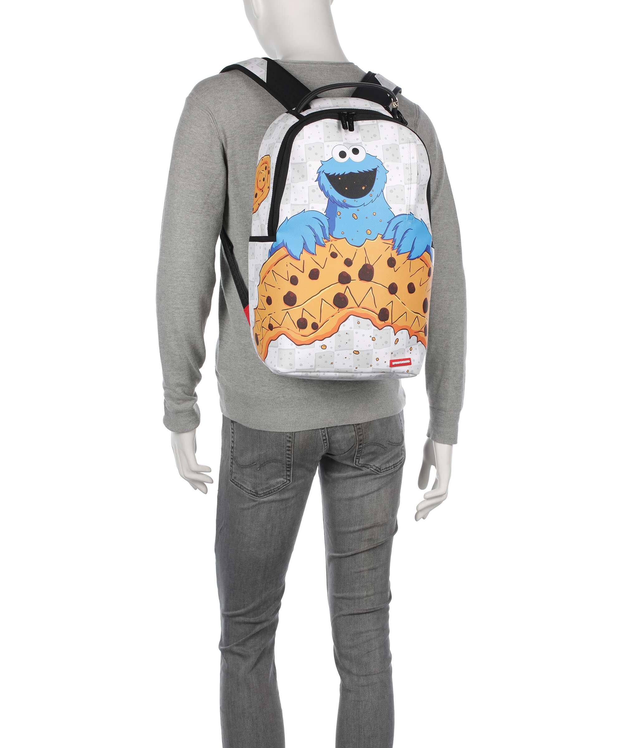 Sprayground Sesame Street Cookie Monster Shark Backpack multicolour