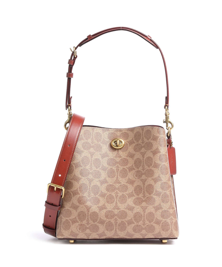 Coach Willow 21 Hobo bag tan rust