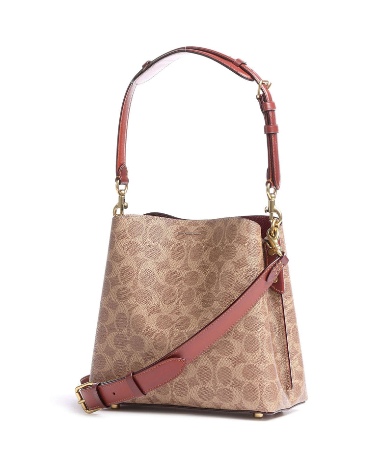 Coach Willow 21 Hobo bag tan rust
