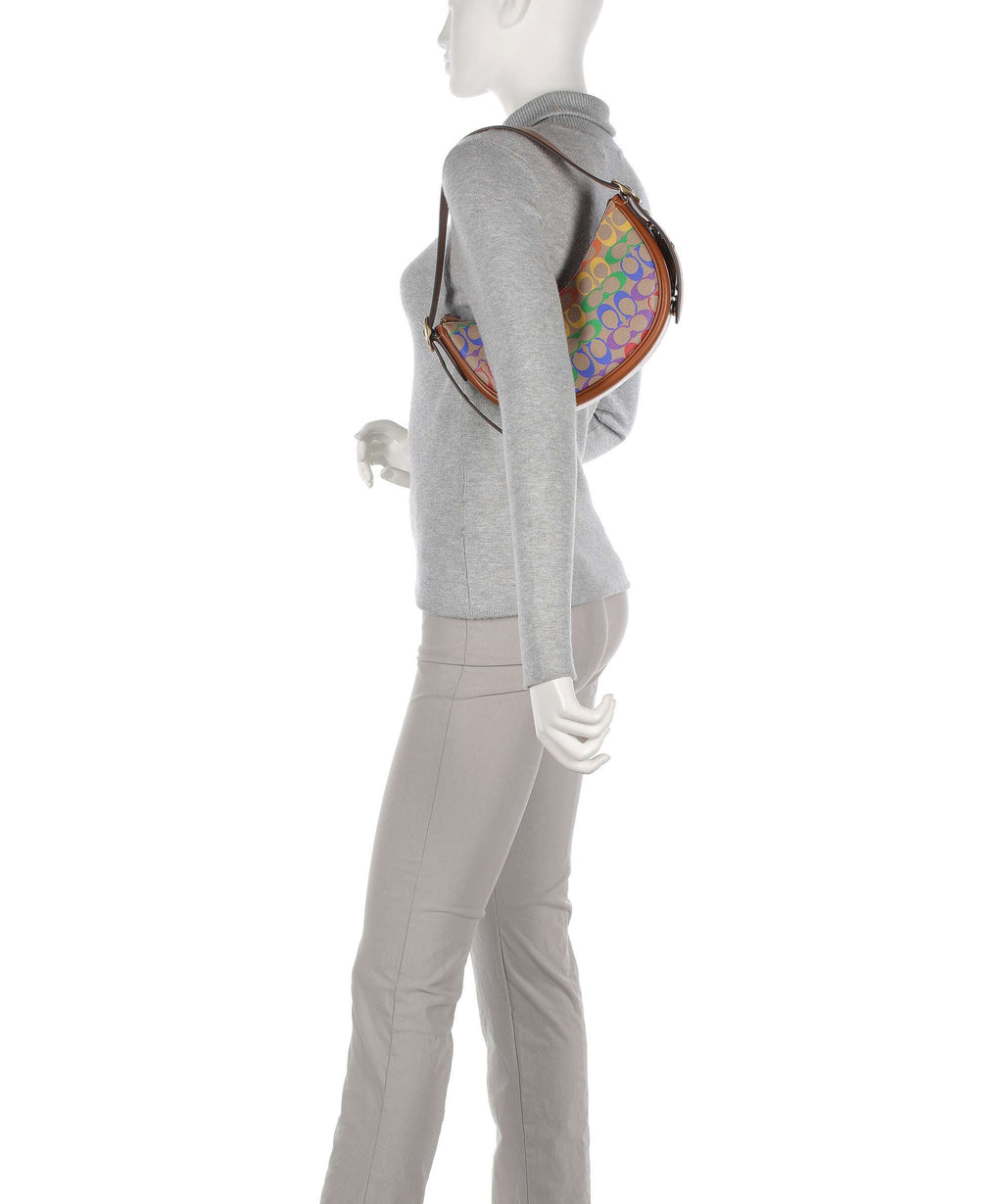 Coach Luna Shoulder bag rainbow signature