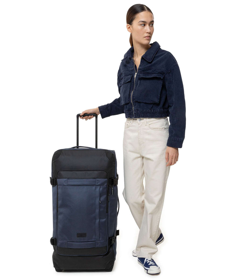 Eastpak Tranverz Cnnct L Travel bag with wheels accent marine