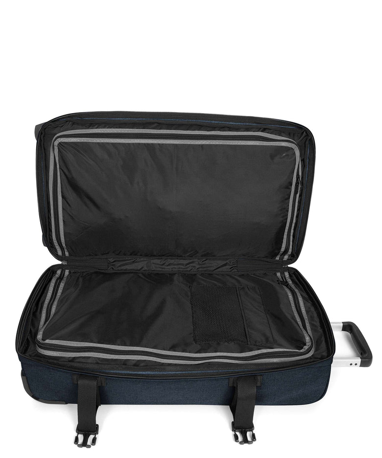 Eastpak Transit'R L Travel bag with wheels triple denim