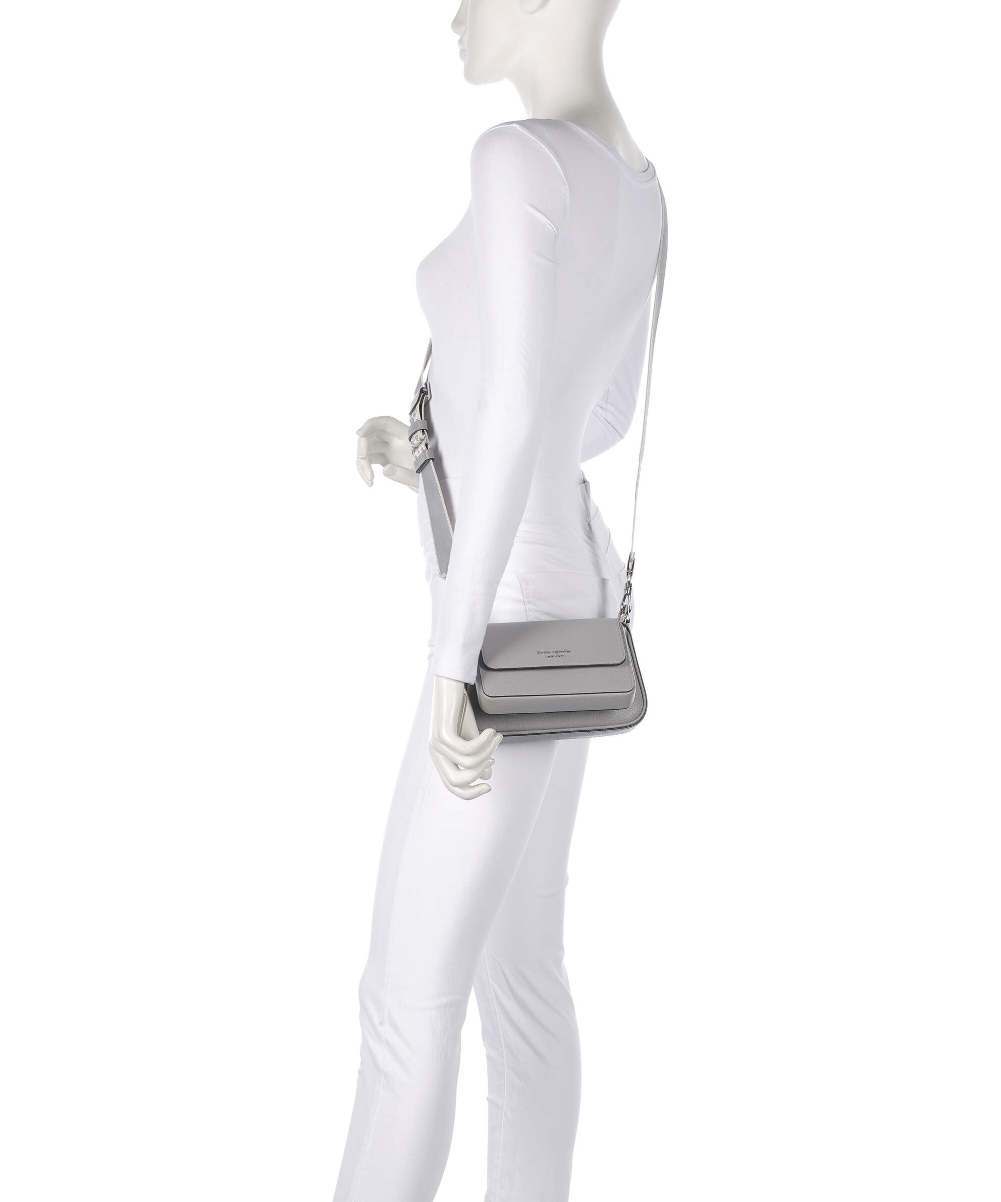 Kate Spade New York Double Up Crossbody bag nimbus grey