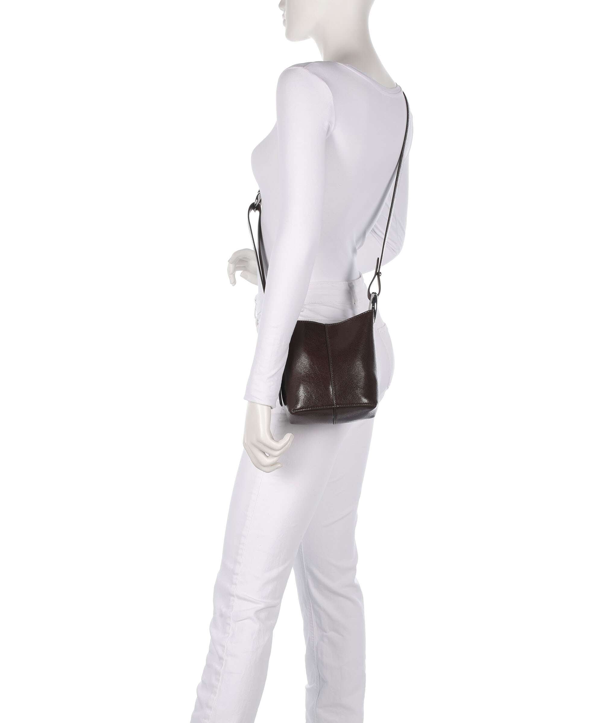 Kate Spade New York Halo Mini Hobo bag hot fudge