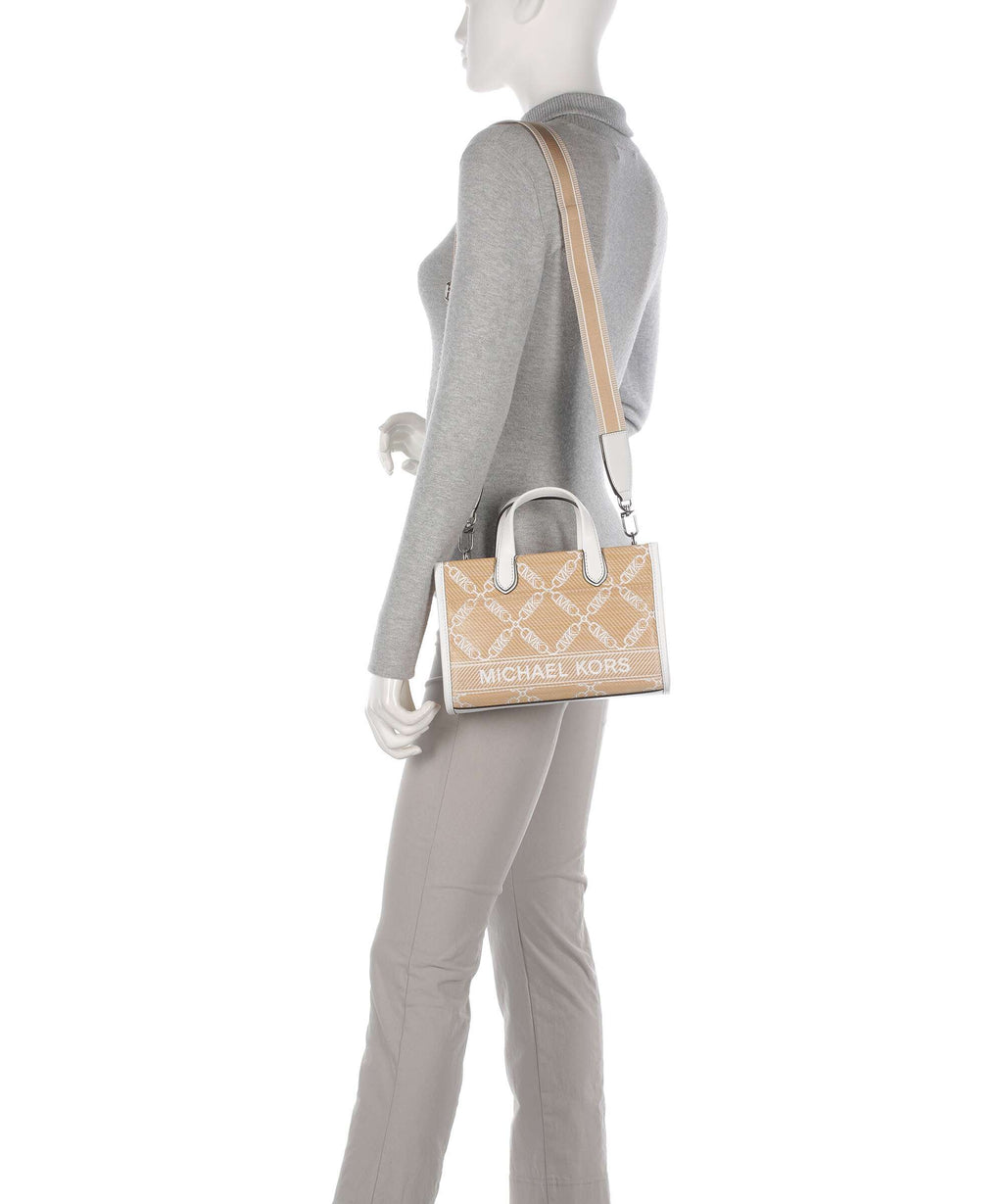 Michael Kors Gigi Handbag natural/optic white