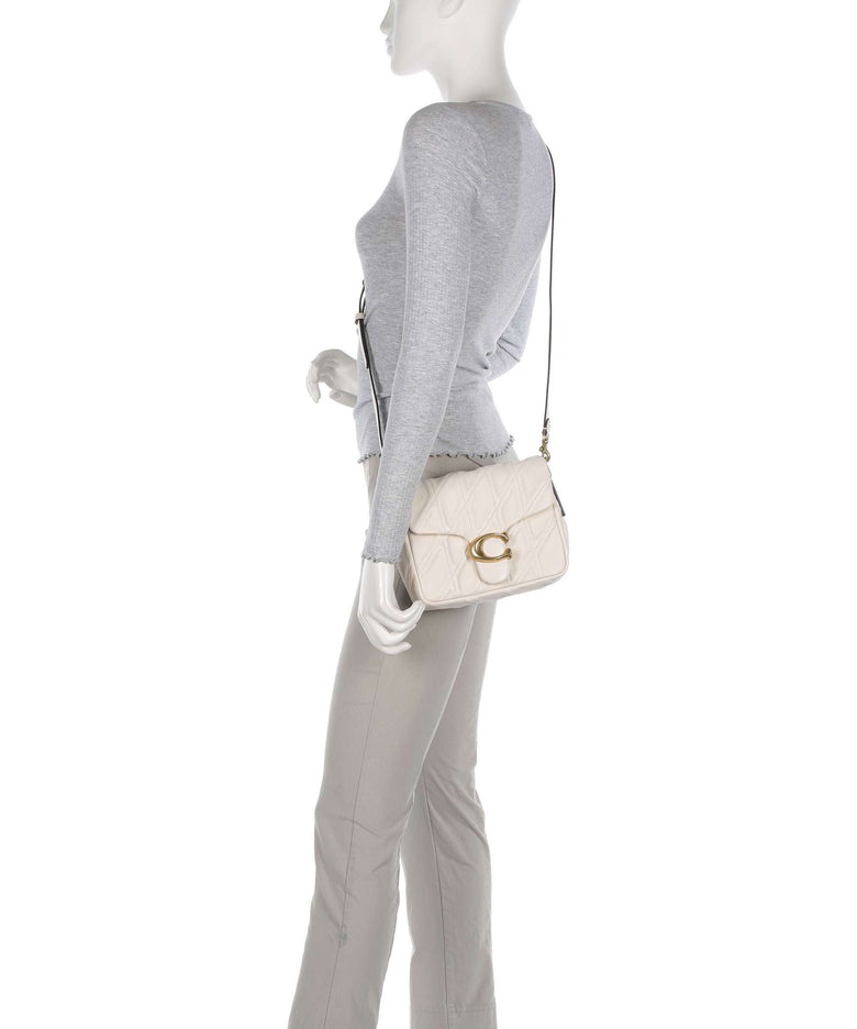 Coach Tabby Quilted Shoulder bag chalk