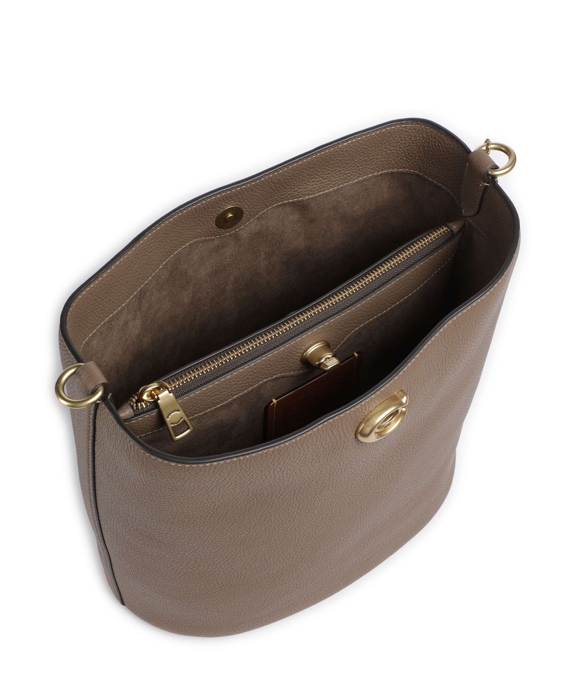 Coach Willow Soft Hobo bag dark stone