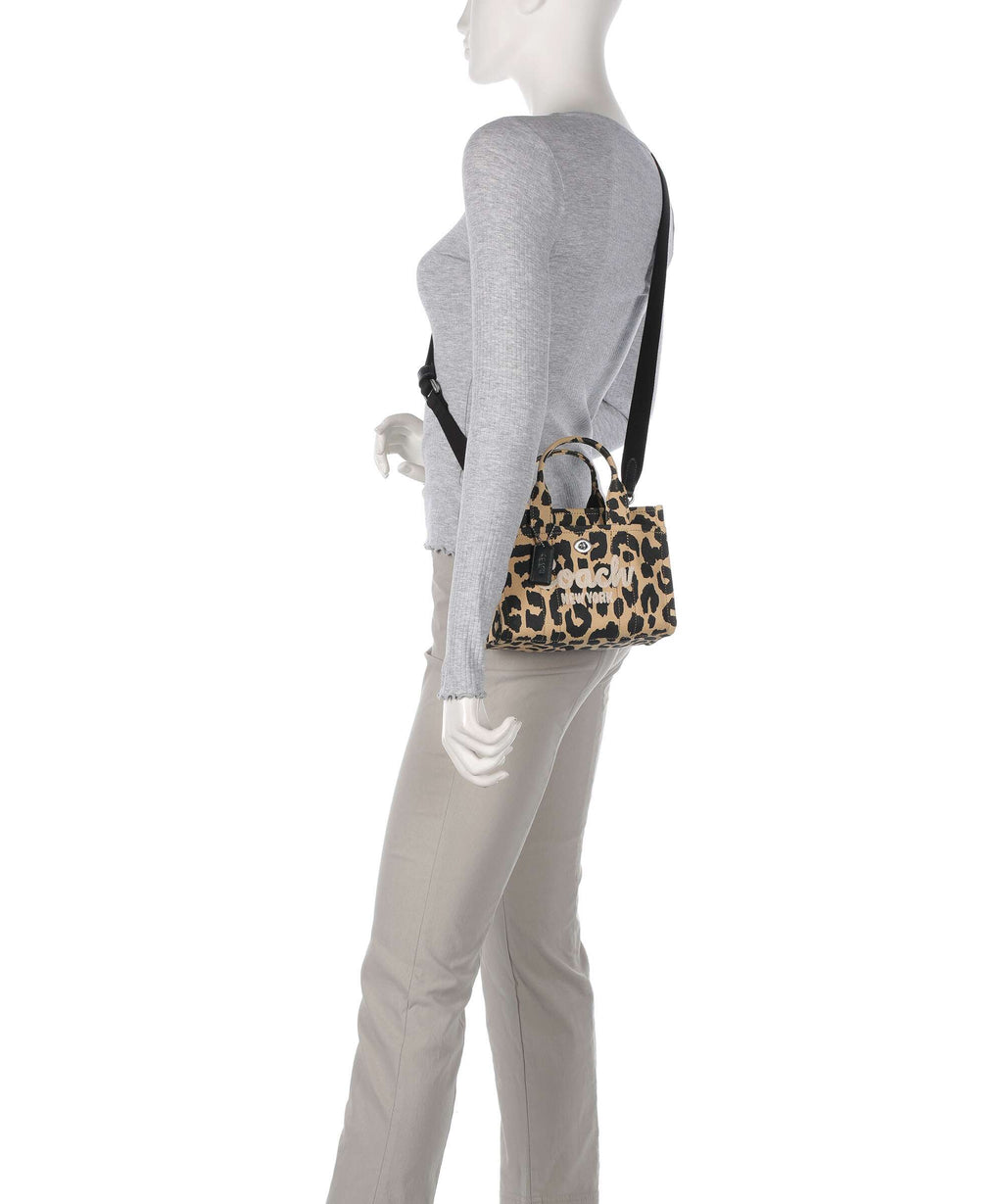 Coach Cargo Leopard Print 20 Crossbody bag black/multicolour