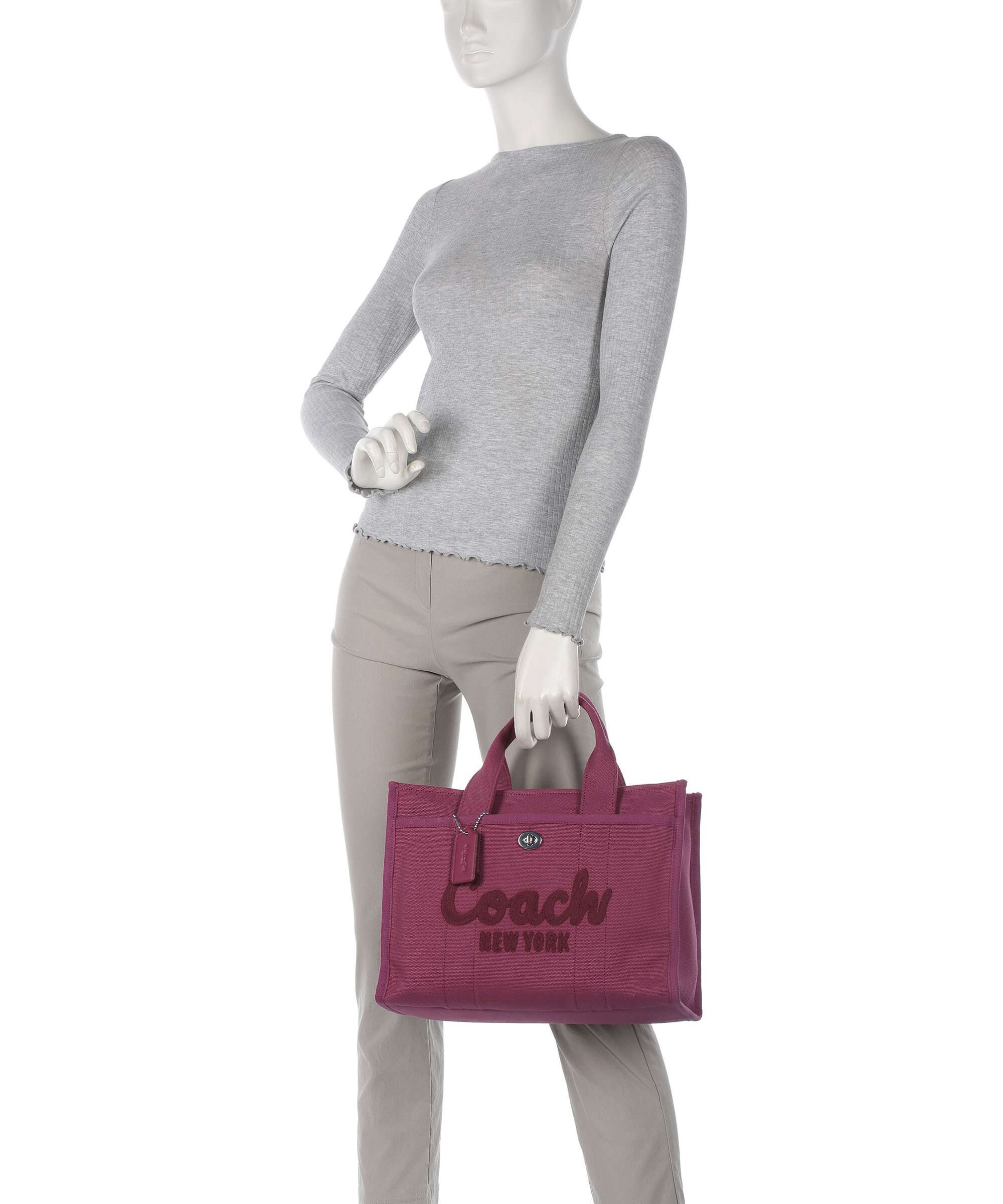 Coach Cargo Handbag pink