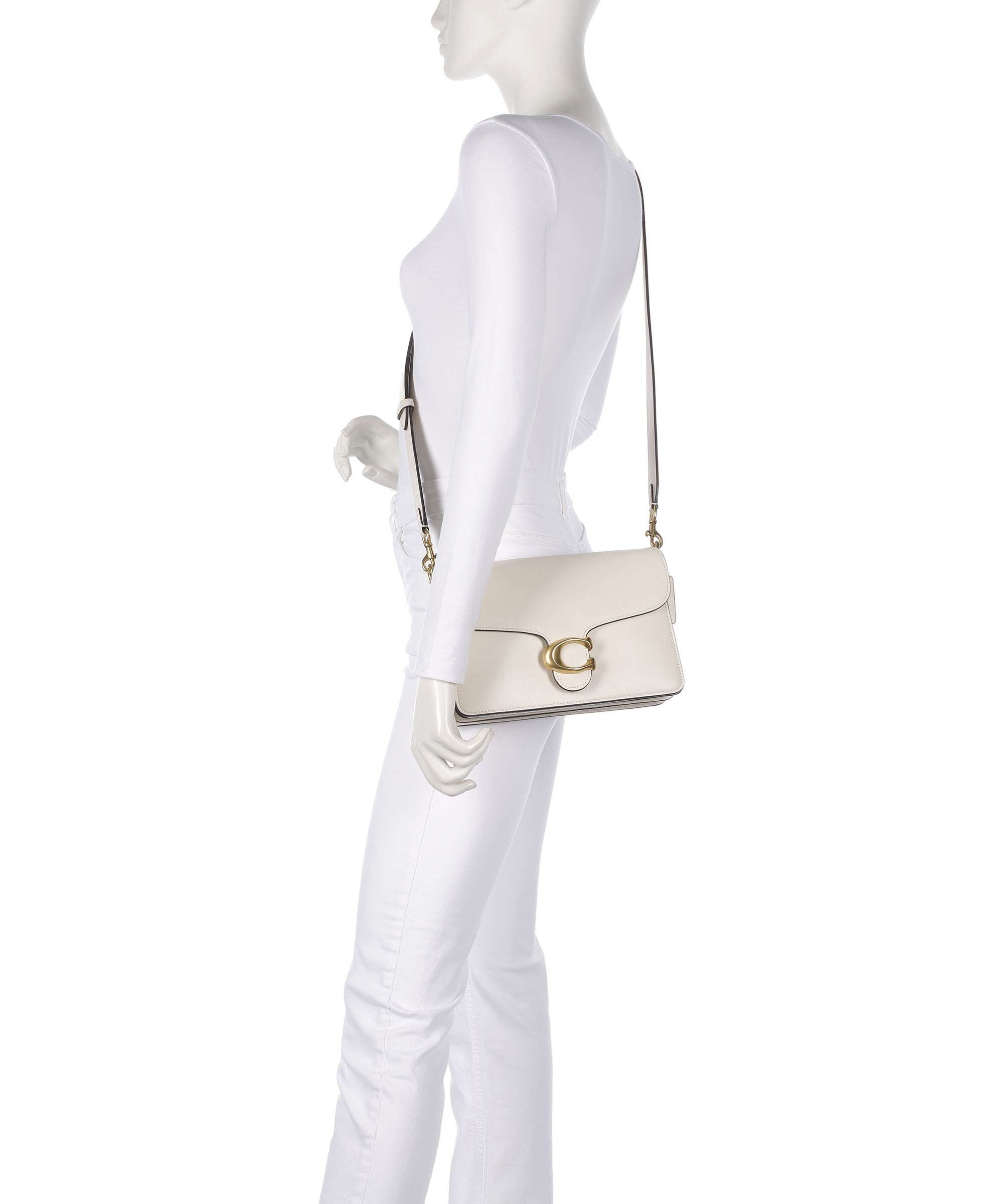 Coach Tabby Soft Chain Shoulder bag chalk