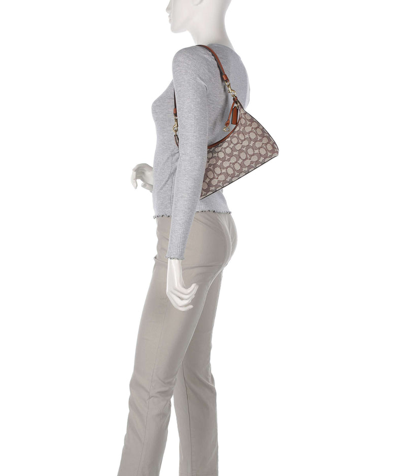 Coach Juliet Signature Jacquard 25 Shoulder bag cocoa/burnished amber