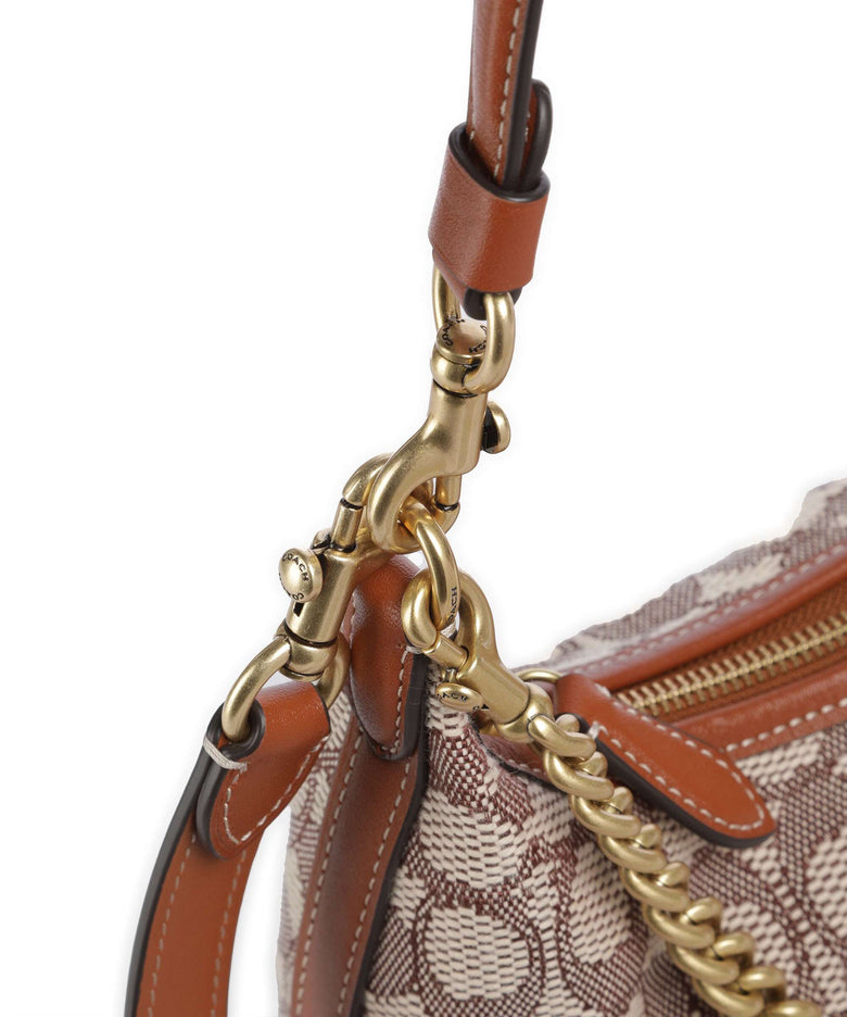 Coach Juliet Signature Jacquard 25 Shoulder bag cocoa/burnished amber