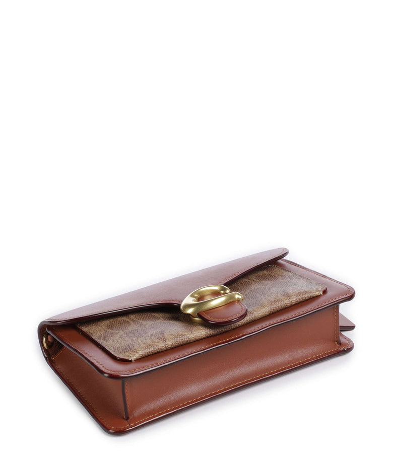 Coach Tabby Chain Crossbody bag tan caramel