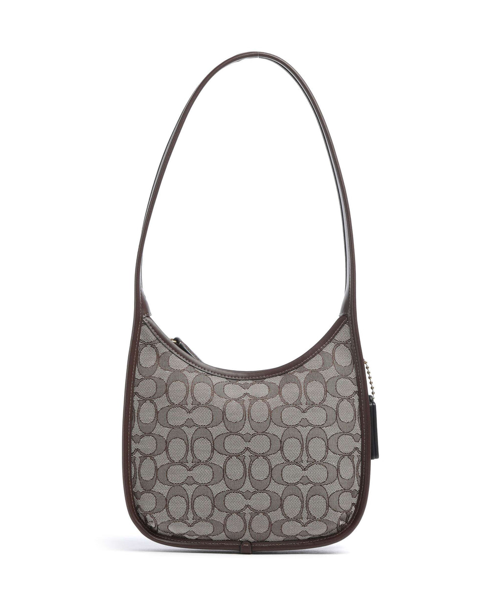 Coach The Coach Originals Curve Signature Jacquard Shoulder bag oak maple