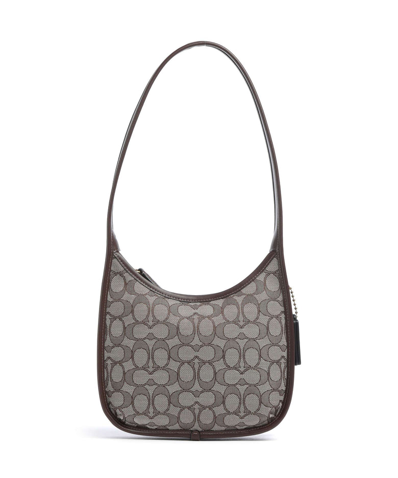 Coach The Coach Originals Curve Signature Jacquard Shoulder bag oak maple