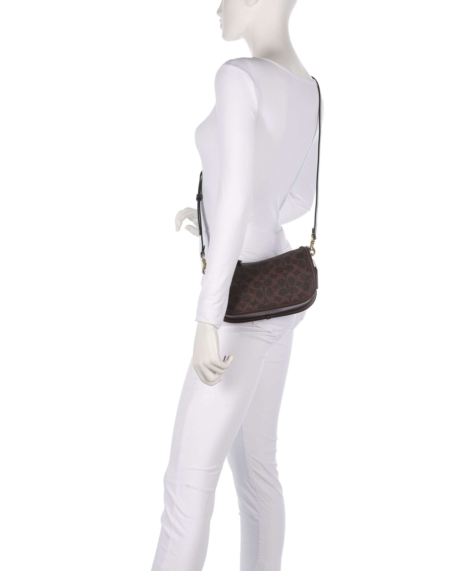 Coach Waverly Signature Shoulder bag maple