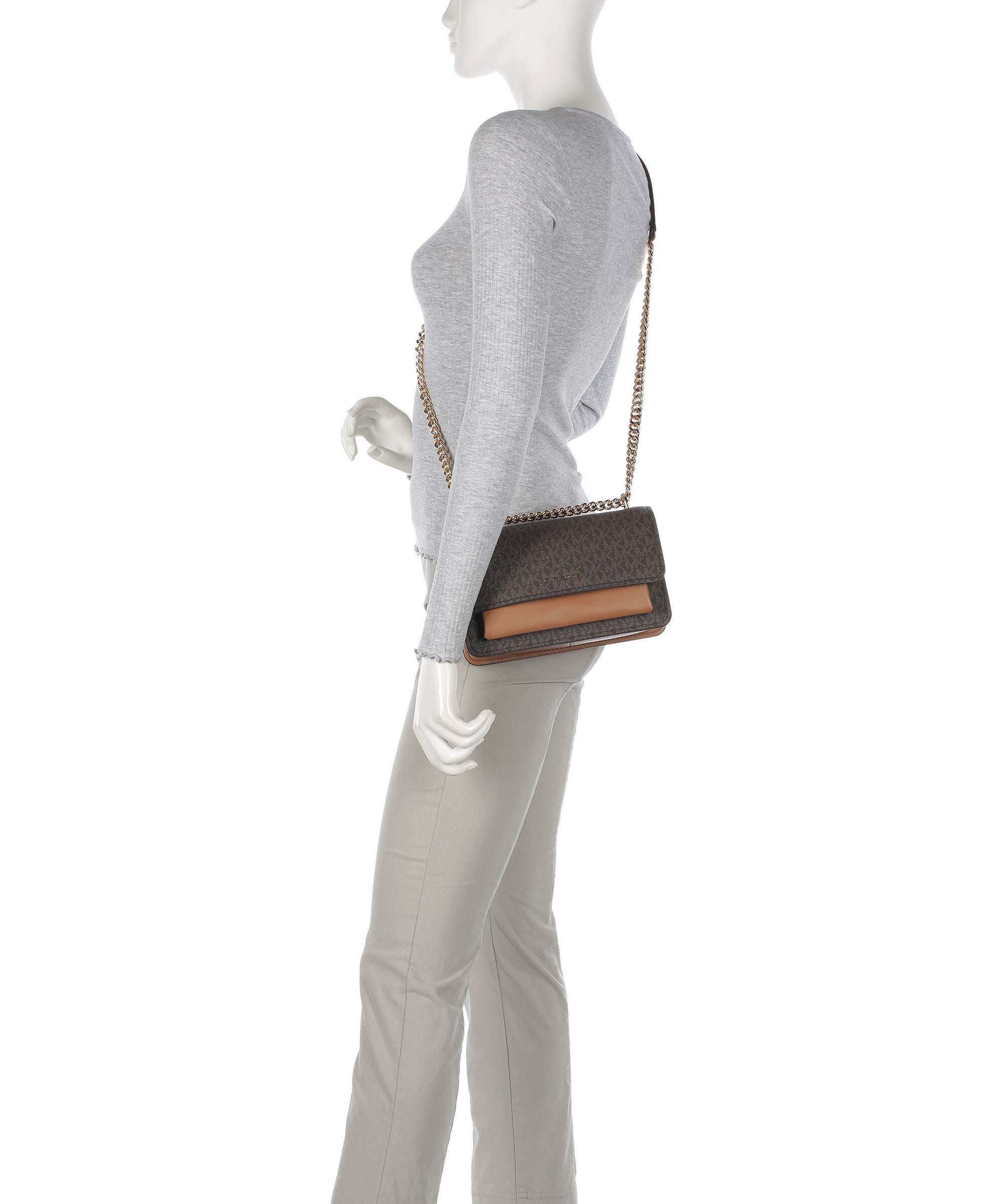 Michael Kors Claire Shoulder bag brown/acorn