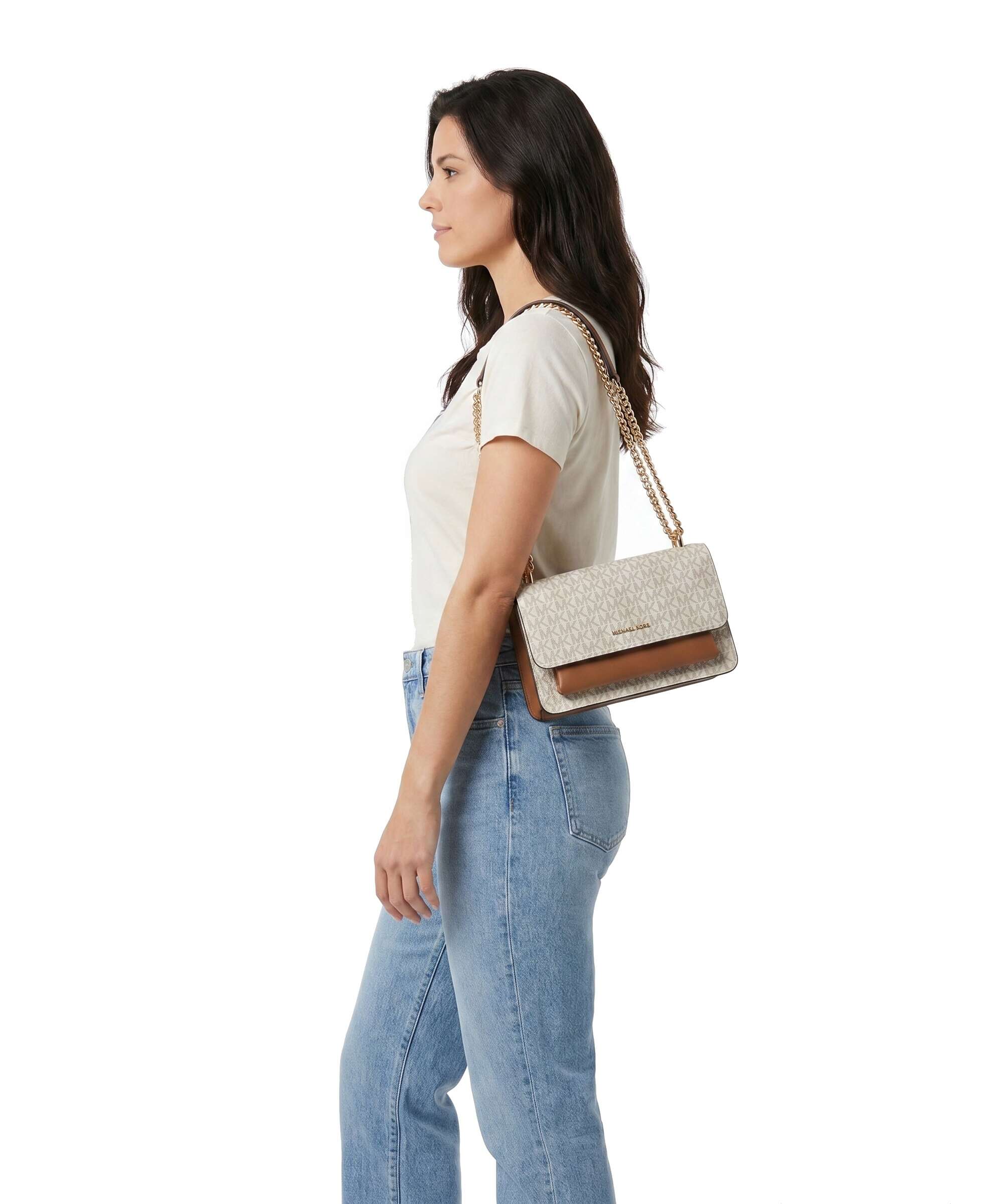 Michael Kors Claire Shoulder bag vanilla/acrn