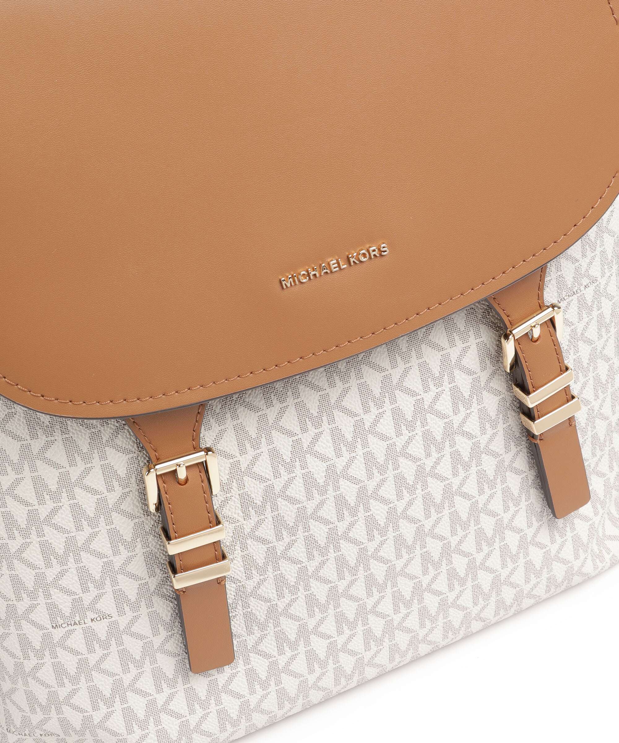 Michael Kors Quinn Medium Backpack vanilla/acrn