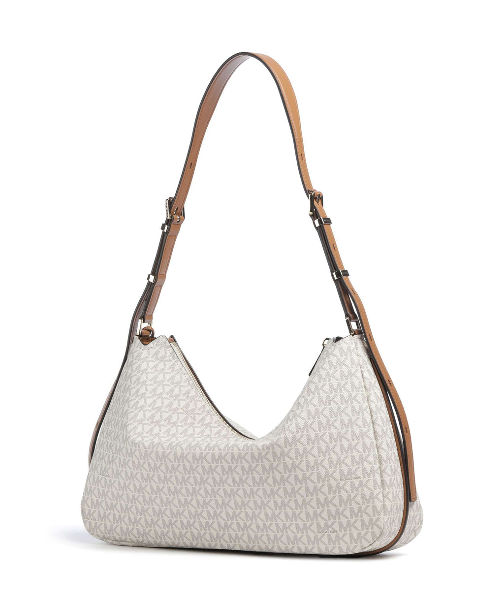 Michael Kors Nolita Medium Hobo bag vanilla/acorn