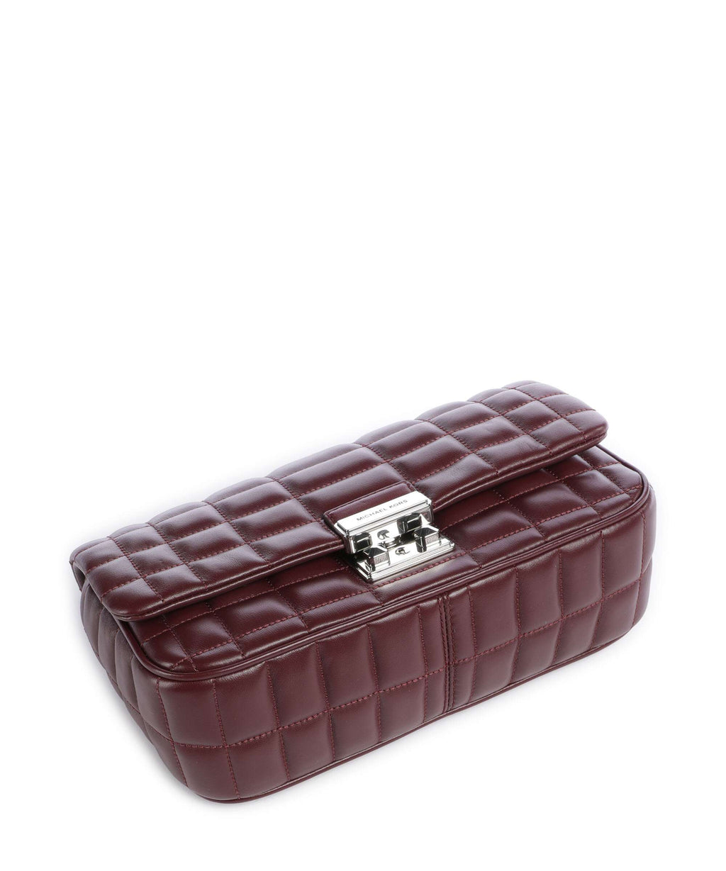 Michael Kors Tribeca Large Shoulder bag oxblood